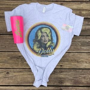 Dolly Parton xl gray women's tshirt